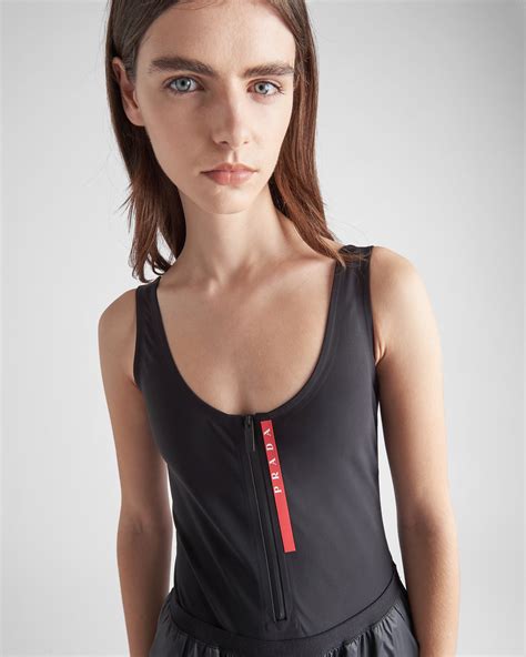 biquini prada|Black Stretch Jersey One.